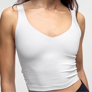 White Lululemon Align Tank